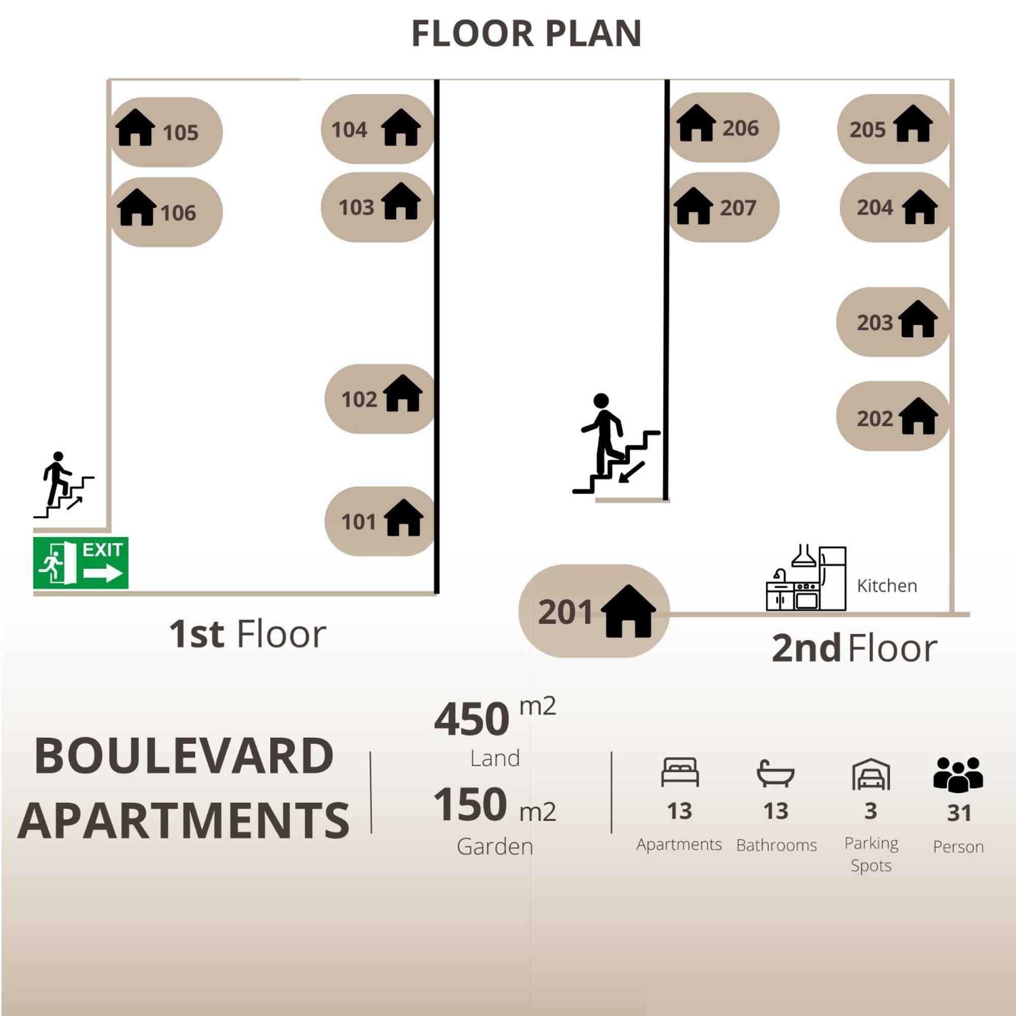 Boulevard Luxury Apartments City Center Ohrid Exteriör bild